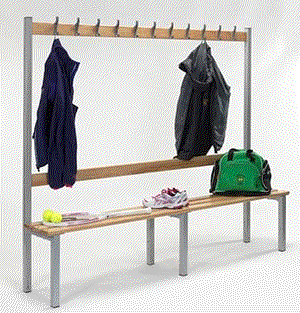 changing room bench seating
