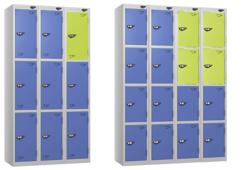 Pure lockers with a fire rating