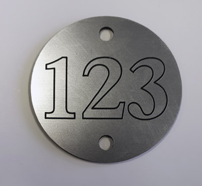 Engraved products large table number